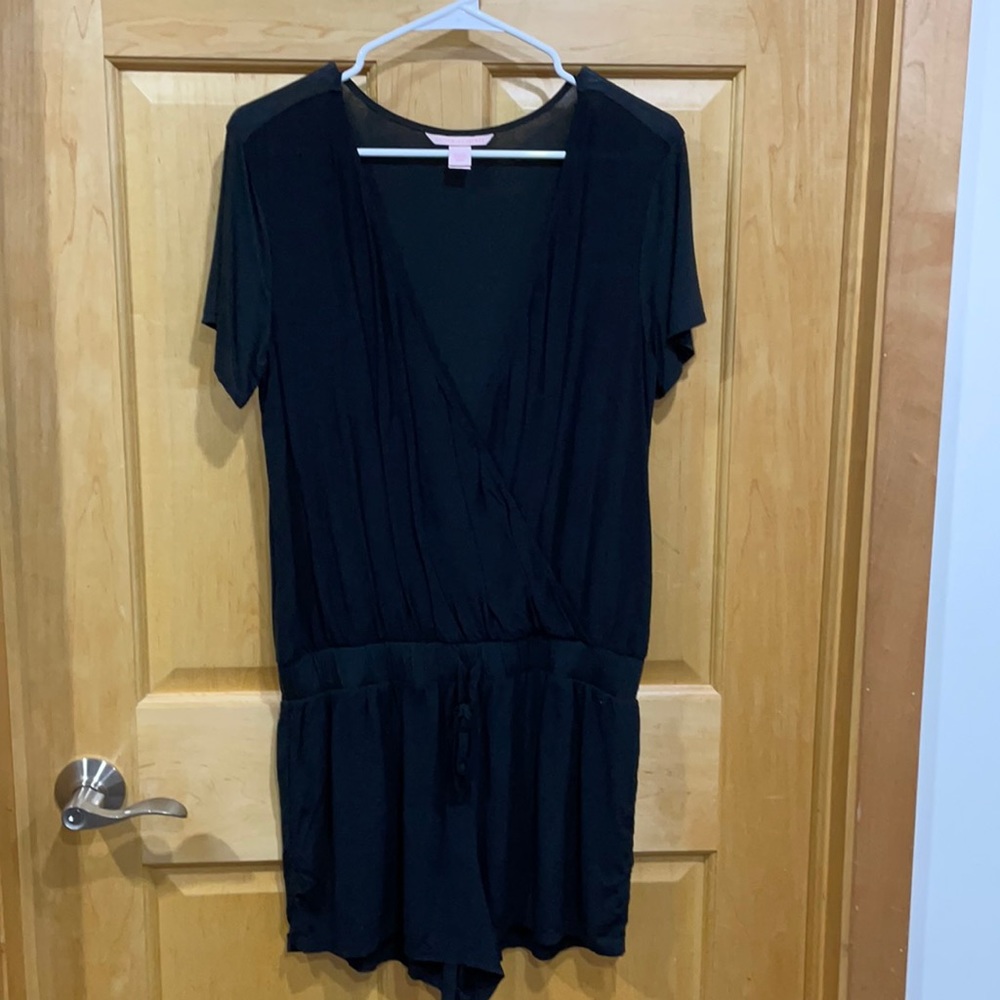 BOGO Victoria’s Secret black cross over v-neck romper M